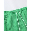 image:imageGORGLITTER Mens Vacation Summer Cruise Outfits 2 Piece Linen Shorts SetsGreen