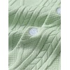 image:imageGORGLITTER Mens Vacation Summer Cruise Outfits 2 Piece Linen Shorts SetsLime Green