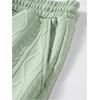 image:imageGORGLITTER Mens Vacation Summer Cruise Outfits 2 Piece Linen Shorts SetsLime Green