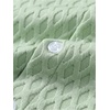 image:imageGORGLITTER Mens Vacation Summer Cruise Outfits 2 Piece Linen Shorts SetsLime Green Solid