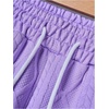 image:imageGORGLITTER Mens Vacation Summer Cruise Outfits 2 Piece Linen Shorts SetsMauve Purple