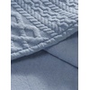 image:imageGORGLITTER Mens Vacation Summer Cruise Outfits 2 Piece Linen Shorts SetsSolid Blue
