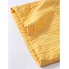 image:imageGORGLITTER Mens Vacation Summer Cruise Outfits 2 Piece Linen Shorts SetsSolid Yellow