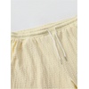 image:imageGORGLITTER Mens Vacation Summer Cruise Outfits 2 Piece Linen Shorts SetsYellow