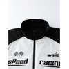 image:imageGORGLITTER Mens Y2K Varsity Bomber Jacket Graphic Zip Up Racer JacketsMulticolor