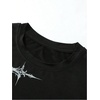 image:imageGORGLITTER Mens Y2k Goth Shirt Graphic Oversized Long Sleeve StreetwearBlack 2 in 1