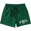 image:imageGORGLITTER Mens Graphic Cool Shorts Drawstring Waist Basketball Athletic Gym Shorts with PocketsDark Green