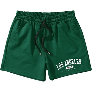 image:imageGORGLITTER Mens Graphic Cool Shorts Drawstring Waist Basketball Athletic Gym Shorts with PocketsDark Green