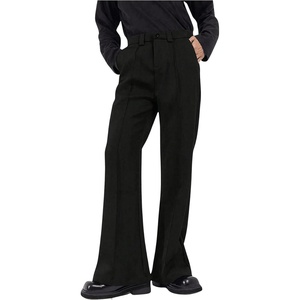 image:imageGORGLITTER Mens Slacks Dress Pants Flared Bell Bottom Party Concert OutfitBlack
