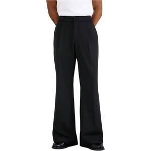 image:imageGORGLITTER Mens Slacks Dress Pants Flared Bell Bottom Party Concert OutfitBlack Flared