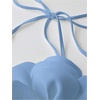 image:imageGORGLITTER Womens 3D Flower Halter Camisole Top Going Out Dressy TopBlue