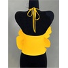 image:imageGORGLITTER Womens 3D Flower Halter Camisole Top Going Out Dressy TopGinger Yellow