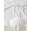 image:imageGORGLITTER Womens 3D Flower Halter Camisole Top Going Out Dressy TopWhite