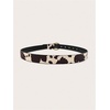 image:imageGORGLITTER Womens Cow Print Western Cowgirl Belts Vintage Country BeltBrown