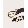 image:imageGORGLITTER Womens Cow Print Western Cowgirl Belts Vintage Country BeltBrown