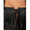 image:imageGORGLITTER Womens Floral Western Corset Lace Up Square Neck Crop Tank TopBlack