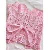 image:imageGORGLITTER Womens Lace Corset Tops Bustier Strapless Party Concert OutfitsLight Pink