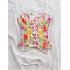 image:imageGORGLITTER Womens Lace Corset Tops Bustier Strapless Party Concert OutfitsMulticolor