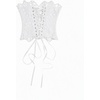image:imageGORGLITTER Womens Lace Corset Tops Bustier Strapless Party Concert OutfitsWhite a