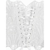 image:imageGORGLITTER Womens Lace Corset Tops Bustier Strapless Party Concert OutfitsWhite a