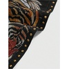 image:imageGORGLITTER Womens Plunge Deep V Halter Tops Vintage Studded Festival TopBlack