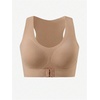 image:imageGORGLITTER Womens Posture Correcting Bra Front Closure Back Support BraBrown