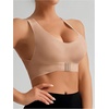 image:imageGORGLITTER Womens Posture Correcting Bra Front Closure Back Support BraBrown