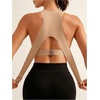 image:imageGORGLITTER Womens Posture Correcting Bra Front Closure Back Support BraBrown