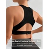 image:imageGORGLITTER Womens Posture Correcting Bra Front Closure Back Support BraSolid Black
