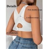 image:imageGORGLITTER Womens Posture Correcting Bra Front Closure Back Support BraWhite