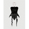 image:imageGORGLITTER Womens Y2k Halter Flowy Tops Ruffle Backless Fairy Crop CamiBlack