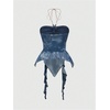 image:imageGORGLITTER Womens Y2k Halter Flowy Tops Ruffle Backless Fairy Crop CamiBlue