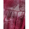 image:imageGORGLITTER Womens Y2k Halter Flowy Tops Ruffle Backless Fairy Crop CamiBurgundy