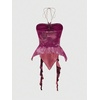 image:imageGORGLITTER Womens Y2k Halter Flowy Tops Ruffle Backless Fairy Crop CamiBurgundy