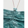image:imageGORGLITTER Womens Y2k Halter Flowy Tops Ruffle Backless Fairy Crop CamiGreen and Multicolor