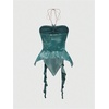 image:imageGORGLITTER Womens Y2k Halter Flowy Tops Ruffle Backless Fairy Crop CamiGreen and Multicolor
