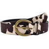 image:imageGORGLITTER Womens Cow Print Western Cowgirl Belts Vintage Country BeltBrown
