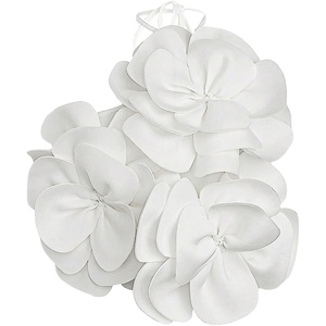 image:imageGORGLITTER Womens 3D Flower Halter Camisole Top Going Out Dressy TopWhite