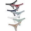 image:imageGORGLITTER Womens Cheeky Underwear Sexy G String Thongs PantiesMulticolored Brown