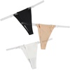image:imageGORGLITTER Womens Clear Invisible Underwear Sexy G String Thongs PantiesBlack