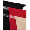 image:imageGORGLITTER Womens Clear Invisible Underwear Sexy G String Thongs PantiesBlack Red Apricot