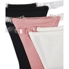 image:imageGORGLITTER Womens Clear Invisible Underwear Sexy G String Thongs PantiesBlack White Pink