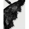image:imageGORGLITTER Womens Lace Bra Pack Sexy Push Up Underiwre Bra 3 Bralette PackBlack White Red