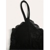 image:imageGORGLITTER Womens Lace Sheer Bralette Sexy See Through Mesh Rave BraSolid Black