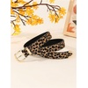 image:imageGORGLITTER Womens Leopard Cheetah Western Cowgirl Country Belts TrendyBrown