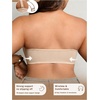 image:imageGORGLITTER Womens Plus Size Front Closure Strapless Bra Push Up BralettesBeige