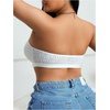 image:imageGORGLITTER Womens Plus Size Front Closure Strapless Bra Push Up BralettesPure White