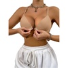 image:imageGORGLITTER Womens Front Closure Push Up Sports Bras Racerback Plunge Underwire Breathable Seamless BraKhaki