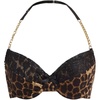 image:imageGORGLITTER Womens Lace Cheetah Bra Y2k Leopard Print Sexy Western BraletteBrown