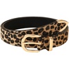 image:imageGORGLITTER Womens Leopard Cheetah Western Cowgirl Country Belts TrendyBrown